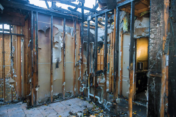 Professional Fire Damage Removal technician working in Crandon Lakes, NJ